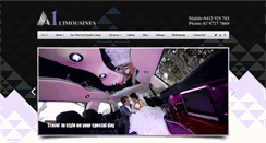 Desktop Screenshot of a1limousines.com.au